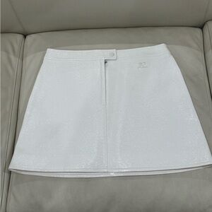 New with tags Courrege Vinyl Skirt